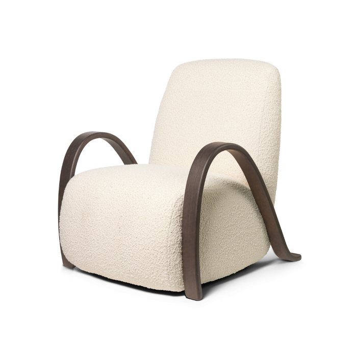 Cadeira Lounge Buur - Nordic Bouclé
