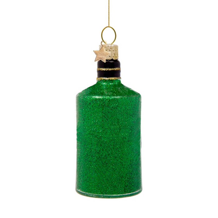 Gin Bottle Christmas Ornament