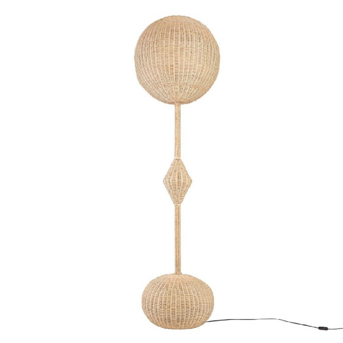 Rattan Floor Lamp 60