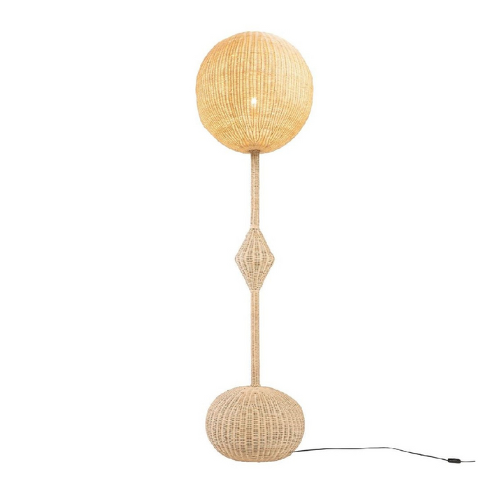 Rattan Floor Lamp 60