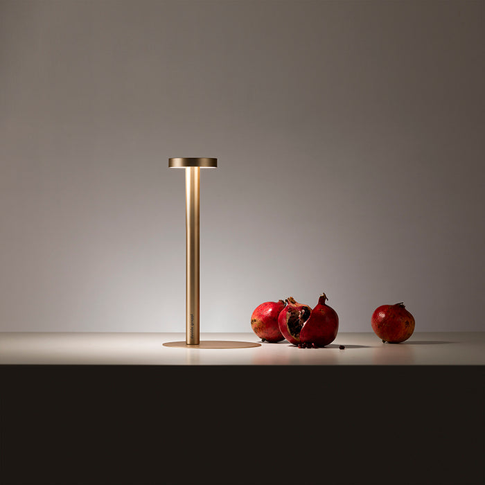 TeTaTeT Gold Table Lamp by Davide Groppi